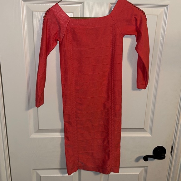 baby brand dress in good condition 95% nylon melón color - Picture 1 of 2